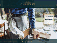 Tablet Screenshot of cheeverscafe.com